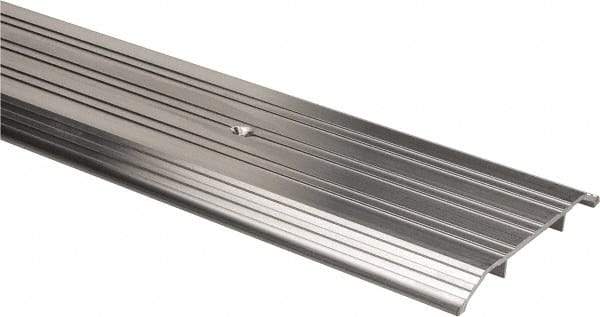 Pemko - 48" Long x 5" Wide x 1/2" High, Saddle Threshold - Mill Finish Aluminum - Apex Tool & Supply