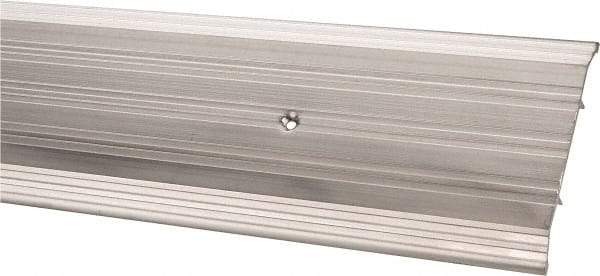 Pemko - 72" Long x 5" Wide x 1/2" High, Saddle Threshold - Mill Finish Aluminum - Apex Tool & Supply