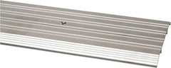 Pemko - 48" Long x 6" Wide x 1/2" High, Saddle Threshold - Mill Finish Aluminum - Apex Tool & Supply