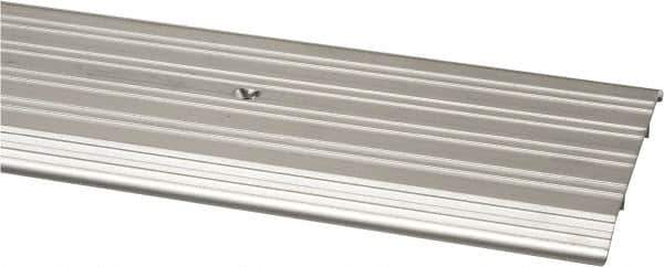 Pemko - 72" Long x 6" Wide x 1/2" High, Saddle Threshold - Mill Finish Aluminum - Apex Tool & Supply