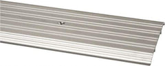 Pemko - 72" Long x 6" Wide x 1/2" High, Saddle Threshold - Mill Finish Aluminum - Apex Tool & Supply