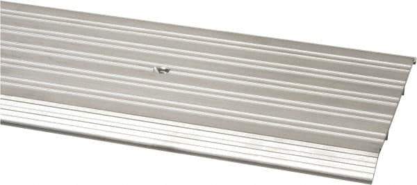 Pemko - 48" Long x 7" Wide x 1/2" High, Saddle Threshold - Mill Finish Aluminum - Apex Tool & Supply