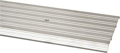 Pemko - 48" Long x 7" Wide x 1/2" High, Saddle Threshold - Mill Finish Aluminum - Apex Tool & Supply