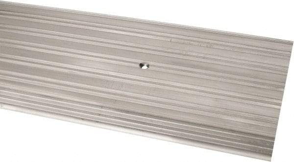Pemko - 72" Long x 7" Wide x 1/2" High, Saddle Threshold - Mill Finish Aluminum - Apex Tool & Supply