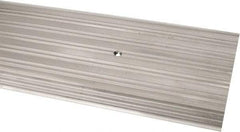 Pemko - 72" Long x 7" Wide x 1/2" High, Saddle Threshold - Mill Finish Aluminum - Apex Tool & Supply