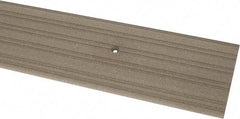 Pemko - 48" Long x 5" Wide x 1/2" High, Saddle Threshold - Gray PemKote Skid Resistant Surface - Apex Tool & Supply