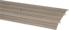 Pemko - 72" Long x 5" Wide x 1/2" High, Saddle Threshold - Gray PemKote Skid Resistant Surface - Apex Tool & Supply