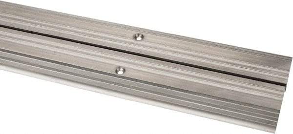 Pemko - 36" Long x 4-1/8" Wide x 1/2" High, Saddle Threshold - Mill Finish Aluminum - Apex Tool & Supply