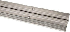 Pemko - 36" Long x 4-1/8" Wide x 1/2" High, Saddle Threshold - Mill Finish Aluminum - Apex Tool & Supply