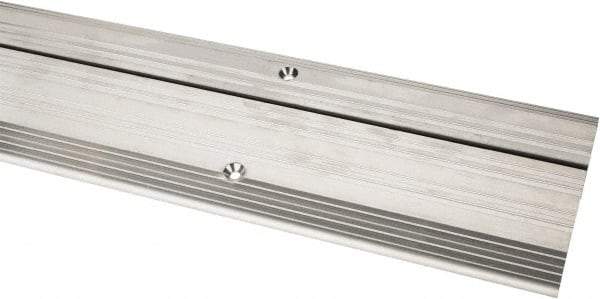 Pemko - 36" Long x 5-1/8" Wide x 1/2" High, Saddle Threshold - Mill Finish Aluminum - Apex Tool & Supply