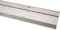 Pemko - 36" Long x 5-1/8" Wide x 1/2" High, Saddle Threshold - Mill Finish Aluminum - Apex Tool & Supply