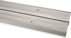 Pemko - 48" Long x 6-1/8" Wide x 1/2" High, Saddle Threshold - Mill Finish Aluminum - Apex Tool & Supply