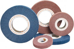 Standard Abrasives - 8 Inch Diameter Aluminum Oxide Unmounted Flap Wheel - 3 Inch Hole, 1 Inch Wide, Density 5, Non Woven, Very Fine Grade, 3,200 Max RPM - Apex Tool & Supply
