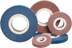 Standard Abrasives - 12 Inch Diameter Aluminum Oxide Unmounted Flap Wheel - 5 Inch Hole, 2 Inch Wide, Density 5, Non Woven, Very Fine Grade, 2,500 Max RPM - Apex Tool & Supply