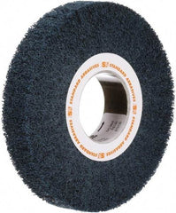 Standard Abrasives - 12 Inch Diameter Aluminum Oxide Unmounted Flap Wheel - 5 Inch Hole, 2 Inch Wide, Density 7, Non Woven, Very Fine Grade, 2,500 Max RPM - Apex Tool & Supply
