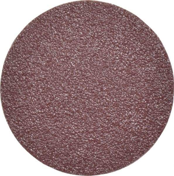 Standard Abrasives - 2 Inch Diameter, 80 Grit Aluminum Oxide Quick Change Disc - Type R Attaching System, Brown, Medium Grade, 20,000 Max RPM - Apex Tool & Supply