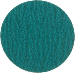 Standard Abrasives - 3" Disc Diam, 80 Grit, Zirconia Alumina Quick Change Disc - Type S Attaching System, Coated, Green, Medium Grade, 18,000 RPM - Apex Tool & Supply