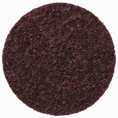 Standard Abrasives - 3" Disc Diam, Aluminum Oxide Quick Change Disc - Type P Attaching System, Nonwoven, Dark Maroon, Medium Grade, 18,000 RPM, FE Series - Apex Tool & Supply