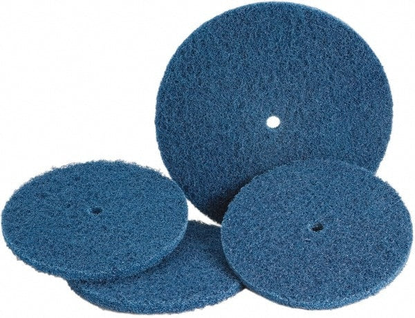 Standard Abrasives - 12 Inch Diameter x 1-1/4 Inch Hole Plain Buff and Blend Deburring Disc - Apex Tool & Supply