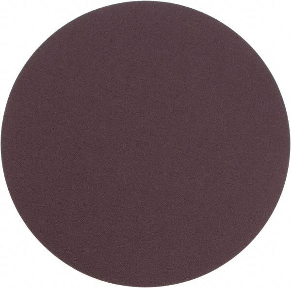 Standard Abrasives - 12" Diam, 80 Grit Aluminum Oxide Adhesive PSA Disc - Medium Grade, Purple, Cloth Backing, Flexible, Use with Random Orbital Sanders - Apex Tool & Supply