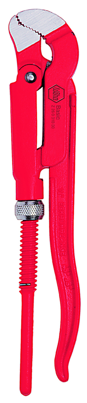 1" Pipe Capacity - 12.6" OAL - Wrench Narrow Style S-Jaw - Apex Tool & Supply