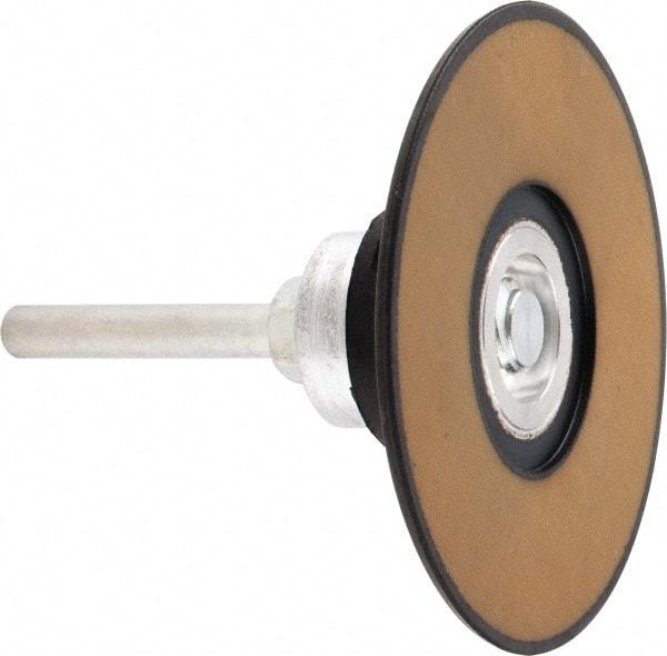 Standard Abrasives - 3" Diam Quick-Change Disc Backing Pad - 1/4" Shank Diam, Firm Density, 20,000 RPM, SocAtt Compatible - Apex Tool & Supply