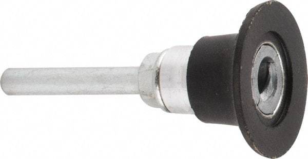 Standard Abrasives - 1-1/2" Diam Quick-Change Type R Disc Backing Pad - 1/4" Shank Diam, Medium Density, 25,000 RPM - Apex Tool & Supply