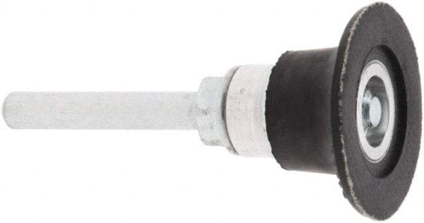 Standard Abrasives - 1-1/2" Diam Quick-Change Type S Disc Backing Pad - 1/4" Shank Diam, Soft Density, 20,000 RPM, SocAtt Compatible - Apex Tool & Supply