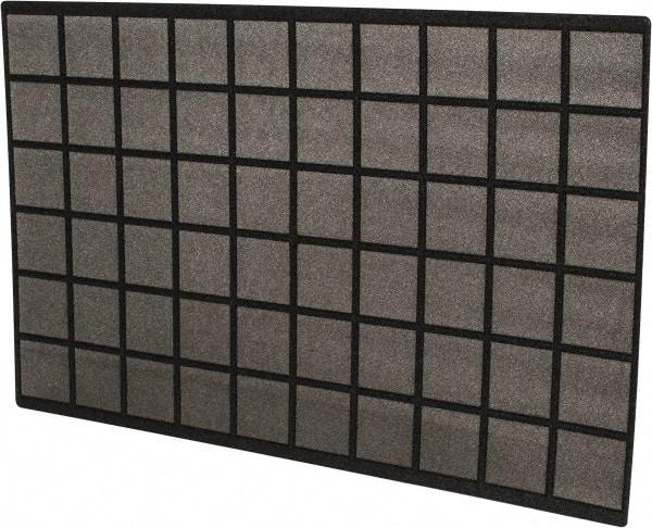PrecisionAire - 15" High x 24" Wide x 1/4" Deep, Foam Air Filter Media Pad - MERV 4, 20 to 30% Capture Efficiency, 60 to 80 Arrestance Efficiency, 300 Max FPM, 180°F Max, Use with Window Air Conditioners - Apex Tool & Supply