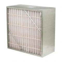 Value Collection - 24" Noml Height x 24" Noml Width x 12" Noml Depth, 65% Capture Efficiency, Rigid Box Air Filter - MERV 11, Synthetic Polypropylene, Integrated Corrosion-Resistant Steel Frame, 2,000 CFM - Apex Tool & Supply