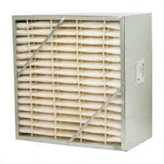 Value Collection - 24" Noml Height x 24" Noml Width x 12" Noml Depth, 65% Capture Efficiency, Rigid Box Air Filter - MERV 11, Synthetic Polypropylene, Integrated Corrosion-Resistant Steel Frame, 2,000 CFM - Apex Tool & Supply