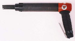 Universal Tool - 3,400 BPM, 1" Bore Diam, Pneumatic Pistol Grip Needle Scaler - 1/8" Needle Diam, 7" Needle Length, 12 CFM, 90 psi, 1/4 NPT Inlet - Apex Tool & Supply