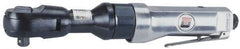 Universal Tool - 3/8" Drive, 160 RPM, 10 to 50 Ft/Lb Torque Ratchet Wrench - Inline Handle, 4 CFM, 90 psi, 1/4" NPT Inlet - Apex Tool & Supply