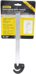 General - Basin Wrenches Style: Telescoping Minimum Pipe Capacity: 3/8 (Inch) - Apex Tool & Supply