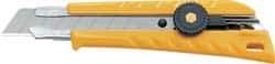 Olfa - Snap Utility Knife - Yellow Plastic Handle - Apex Tool & Supply