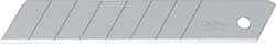 Olfa - 50 Piece Steel Snap Blade - 100mm OAL - Apex Tool & Supply