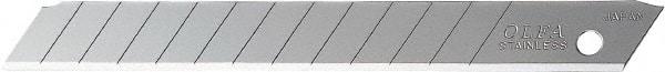 Olfa - 50 Piece Steel Snap Blade - 1-21/64" OAL - Apex Tool & Supply
