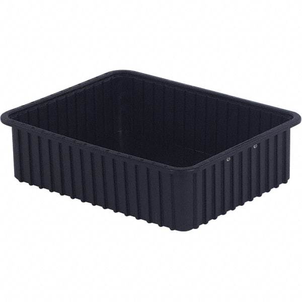LEWISBins+ - 17-3/8" Wide x 6" High, Black Bin Divider Box - Use with DV1760 Short, DV2260 Long - Apex Tool & Supply