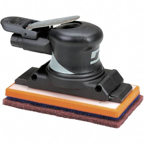 Dynabrade - 0.3 hp Inline Finishing Sander - 18 CFM Air Consumption, 6.21 bar Air Pressure, 1/4 NPT Inlet - Apex Tool & Supply