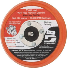 Dynabrade - 5" Diam Disc Backing Nonvacuum Replacement Pad - Medium Density, 12,000 RPM - Apex Tool & Supply
