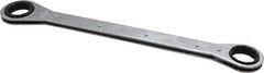 Lang - 1-1/8" x 1-3/16" 12 Point Ratcheting Box Wrench - Double End, 15" OAL, Steel - Apex Tool & Supply
