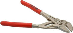 Knipex - 7" OAL, Pipe Wrench Tongue & Groove Pliers - Smooth Smooth Jaws, Standard Head - Apex Tool & Supply