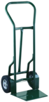 Shovel Nose Fright, Dock and Warehouse 900 lb Capacity Hand Truck - 1- 1/4" Tubular steel frame robotically welded - 1/4" High strength tapered steel base plate -- 10" Solid Rubber wheels - Apex Tool & Supply