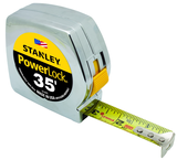 STANLEY® PowerLock® Classic Tape Measure 1" x 35' - Apex Tool & Supply