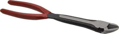 Proto - 11-1/8" OAL, 1-1/8" Capacity, Diagonal Cutter - 1" Jaw Length x 63/64" Jaw Width, Oval/Angled Head, Plastisol Handle - Apex Tool & Supply