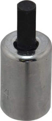 Proto - 3/8" Drive, 1/4" Hex Bit Socket - 1-13/16" OAL, 3/4" Bit Length - Apex Tool & Supply
