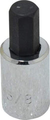 Proto - 3/8" Drive, 3/8" Hex Bit Socket - 1-13/16" OAL, 3/4" Bit Length - Apex Tool & Supply