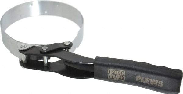 Plews - 4-1/8 to 4-1/2" Diam, Standard Handle Truck Oil Filter Wrench - Steel, For Use with Filters from 4-1/8 to 4-1/2" - Apex Tool & Supply
