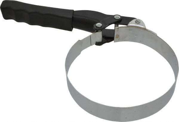 Plews - 4-3/4 to 5-1/8" Diam, Standard Handle Truck Tractor Oil Filter Wrench - Steel, For Use with Filters from 4-3/4 to 5-1/8" - Apex Tool & Supply