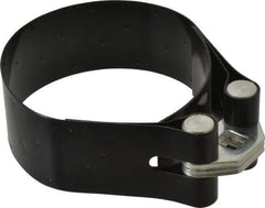 Plews - 4-1/8 to 4-21/32" Diam, Heavy Duty Oil Filter Wrench - Steel, For Use with Filters from 4-1/8 to 4-21/32" - Apex Tool & Supply